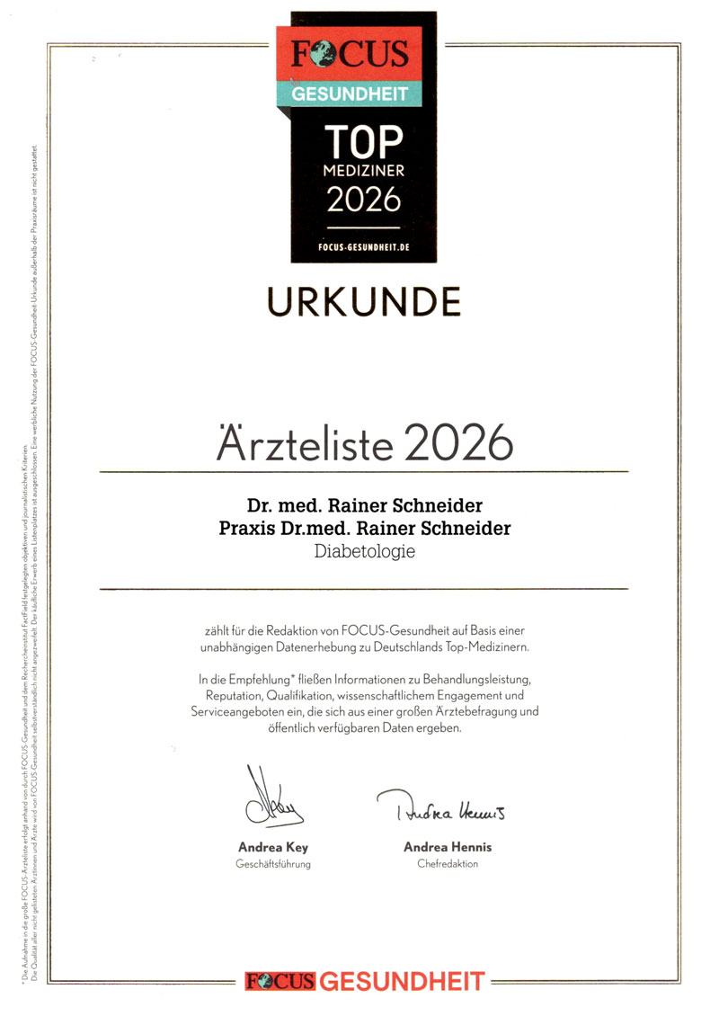 FOCUS Urkunde 2026